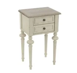 Hellin Tables De Chevet Table De Chevet 2 Tiroirs -Tables De Chevet Soldes table de chevet 2 tiroirs 4