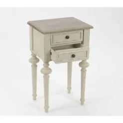 Hellin Tables De Chevet Table De Chevet 2 Tiroirs -Tables De Chevet Soldes table de chevet 2 tiroirs 7