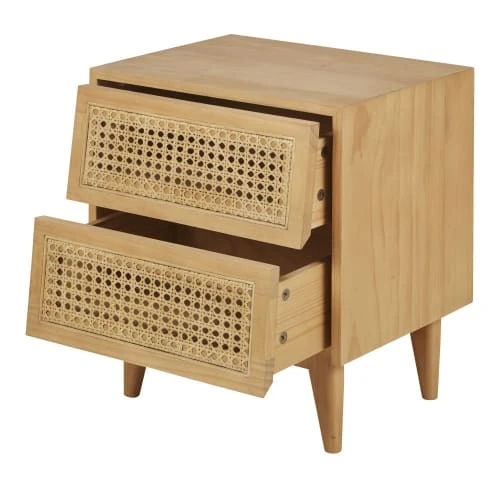 Maisons Du Monde Tables De Chevet Table De Chevet 2 Tiroirs Cannage En Rotin 4 Maisons Du Monde Tables De Chevet Table De Chevet 2 Tiroirs Cannage En Rotin – Image 2