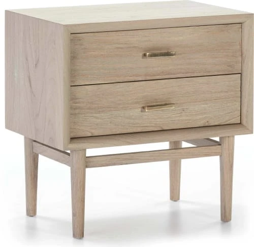 Thai Natura Tables De Chevet Table De Chevet 2 Tiroirs En Bois Clair Cérusé 3 Thai Natura Tables De Chevet Table De Chevet 2 Tiroirs En Bois Clair Cérusé