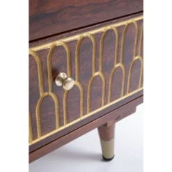 Kare Design Tables De Chevet Table De Chevet 2 Tiroirs En Manguier Massif -Tables De Chevet Soldes table de chevet 2 tiroirs en manguier massif 2