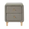 Homifab Tables De Chevet Table De Chevet 2 Tiroirs En Tissu Gris Clair 2 Homifab Tables De Chevet Table De Chevet 2 Tiroirs En Tissu Gris Clair -Tables De Chevet Soldes table de chevet 2 tiroirs en tissu gris clair
