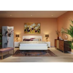 Kare Design Tables De Chevet Table De Chevet 2 Tiroirs En Verre Blanc -Tables De Chevet Soldes table de chevet 2 tiroirs en verre blanc 1