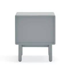 TEULAT Tables De Chevet Table De Chevet 2 Tiroirs Gris Perle -Tables De Chevet Soldes table de chevet 2 tiroirs gris perle 4