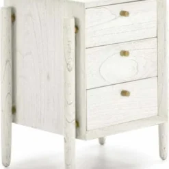 Thai Natura Tables De Chevet Table De Chevet 3 Tiroirs En Bois Teinté Gris Et Doré 12 Thai Natura Tables De Chevet Table De Chevet 3 Tiroirs En Bois Teinté Gris Et Doré -Tables De Chevet Soldes table de chevet 3 tiroirs en bois teinte blanc et dore