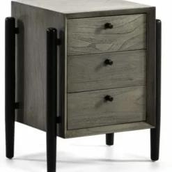 Thai Natura Tables De Chevet Table De Chevet 3 Tiroirs En Bois Foncé Et Doré 13 Thai Natura Tables De Chevet Table De Chevet 3 Tiroirs En Bois Foncé Et Doré -Tables De Chevet Soldes table de chevet 3 tiroirs en bois teinte gris et dore 7