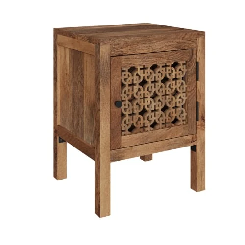 Rendez Vous Déco Tables De Chevet Table De Chevet Ajourée En Bois De Manguier 7 Rendez Vous Déco Tables De Chevet Table De Chevet Ajourée En Bois De Manguier – Image 5