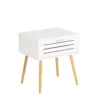 Wenko Tables De Chevet Table De Chevet Avec 1 Tiroir En Bambou Et Mdf Blanc 1 Wenko Tables De Chevet Table De Chevet Avec 1 Tiroir En Bambou Et Mdf Blanc -Tables De Chevet Soldes table de chevet avec 1 tiroir en bambou et mdf blanc