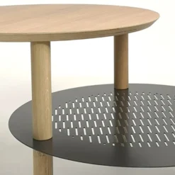 DIZY Design Tables De Chevet Good Is Beautiful Table De Chevet Avec 2 Plateaux Décalés En Chêne & Métal Noir 10 DIZY Design Tables De Chevet Good Is Beautiful Table De Chevet Avec 2 Plateaux Décalés En Chêne & Métal Noir -Tables De Chevet Soldes table de chevet avec 2 plateaux decales en chene metal noir 3