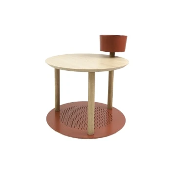 DIZY Design Tables De Chevet Good Is Beautiful Table De Chevet Avec Bol En Chêne Et Métal Vert 6 DIZY Design Tables De Chevet Good Is Beautiful Table De Chevet Avec Bol En Chêne Et Métal Vert – Image 5