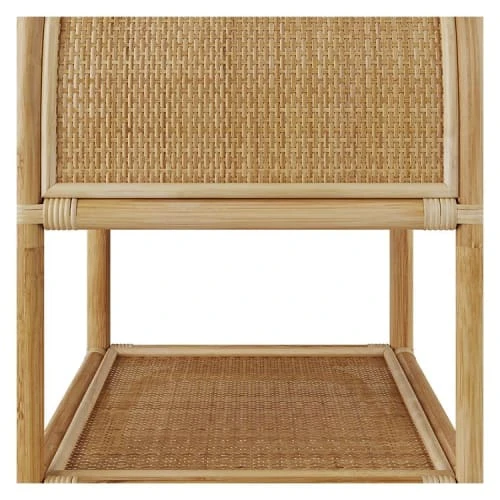 Rendez Vous Déco Tables De Chevet Table De Chevet Avec étagères En Rotin 4 Rendez Vous Déco Tables De Chevet Table De Chevet Avec étagères En Rotin – Image 2