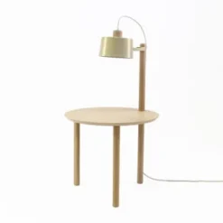 DIZY Design Tables De Chevet Table De Chevet Avec Lampe En Chêne Et Métal Laiton 13 DIZY Design Tables De Chevet Table De Chevet Avec Lampe En Chêne Et Métal Laiton -Tables De Chevet Soldes table de chevet avec lampe en chene et metal laiton 6