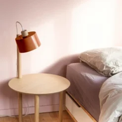 DIZY Design Tables De Chevet Table De Chevet Avec Lampe En Chêne Et Métal Terracotta 10 DIZY Design Tables De Chevet Table De Chevet Avec Lampe En Chêne Et Métal Terracotta -Tables De Chevet Soldes table de chevet avec lampe en chene et metal terracotta 3