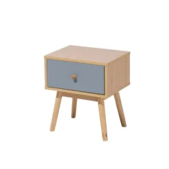 Beliani Tables De Chevet Table De Chevet Avec Tiroir -Tables De Chevet Soldes table de chevet avec tiroir 3