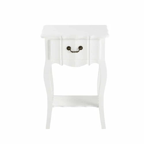 Maisons Du Monde Tables De Chevet Table De Chevet Avec Tiroir En Bois De Paulownia Blanche L 44 Cm 3 Maisons Du Monde Tables De Chevet Table De Chevet Avec Tiroir En Bois De Paulownia Blanche L 44 Cm