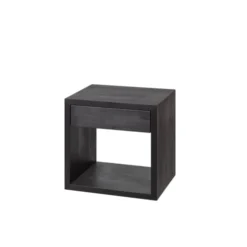 WOODEK Tables De Chevet Table De Chevet Avec Tiroir En Hêtre Noir 9 WOODEK Tables De Chevet Table De Chevet Avec Tiroir En Hêtre Noir -Tables De Chevet Soldes table de chevet avec tiroir en hetre noir 2