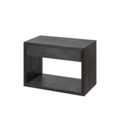 WOODEK Tables De Chevet Table De Chevet Avec Tiroir En Hêtre Noir Grand 11 WOODEK Tables De Chevet Table De Chevet Avec Tiroir En Hêtre Noir Grand -Tables De Chevet Soldes table de chevet avec tiroir en hetre noir grand 3