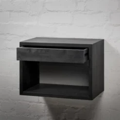 WOODEK Tables De Chevet Table De Chevet Avec Tiroir En Hêtre Noir Grand 13 WOODEK Tables De Chevet Table De Chevet Avec Tiroir En Hêtre Noir Grand -Tables De Chevet Soldes table de chevet avec tiroir en hetre noir grand 5