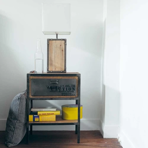 Maisons Du Monde Tables De Chevet Table De Chevet Avec Tiroir En Métal Noire L 45 Cm 8 Maisons Du Monde Tables De Chevet Table De Chevet Avec Tiroir En Métal Noire L 45 Cm – Image 6