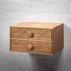 WOODEK Tables De Chevet Table De Chevet Avec Tiroirs En Chêne Massif Huilé 9 WOODEK Tables De Chevet Table De Chevet Avec Tiroirs En Chêne Massif Huilé -Tables De Chevet Soldes table de chevet avec tiroirs en chene massif huile 2
