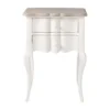 Maisons Du Monde Tables De Chevet Table De Chevet Avec Tiroirs En Manguier Blanche L 48 Cm -Tables De Chevet Soldes table de chevet avec tiroirs en manguier blanche l 48 cm 1000 15 17 131340 1