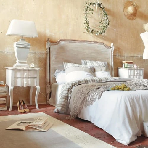 Maisons Du Monde Tables De Chevet Table De Chevet Avec Tiroirs En Manguier Blanche L 48 Cm 6 Maisons Du Monde Tables De Chevet Table De Chevet Avec Tiroirs En Manguier Blanche L 48 Cm – Image 4