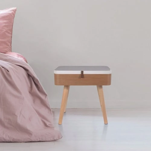 The Home Deco Factory Tables De Chevet Table De Chevet Blanche 4 The Home Deco Factory Tables De Chevet Table De Chevet Blanche – Image 2