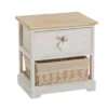 Wadiga Tables De Chevet Table De Chevet Bois 1 Tiroir + 1 Panier -Tables De Chevet Soldes table de chevet bois 1 tiroir 1 panier