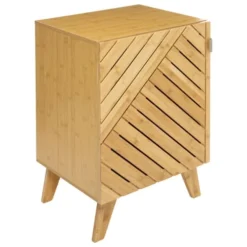 Five Simply Smart Tables De Chevet Table De Chevet Bois Et Porte Bambou - 45x38x70cm