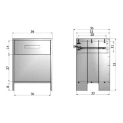 Woood Tables De Chevet Table De Chevet Bois Fsc Gris Béton 11 Woood Tables De Chevet Table De Chevet Bois Fsc Gris Béton -Tables De Chevet Soldes table de chevet bois fsc gris beton 4