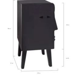 RNT By Really Nice Things Tables De Chevet Table De Chevet De Bois De Pin Massif Couleur Noir Gauche 11 RNT By Really Nice Things Tables De Chevet Table De Chevet De Bois De Pin Massif Couleur Noir Gauche -Tables De Chevet Soldes table de chevet de bois de pin massif couleur noir gauche 4
