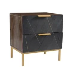 Rendez Vous Déco Tables De Chevet Table De Chevet En Ardoise, Métal Et Bois, 2 Tiroirs 12 Rendez Vous Déco Tables De Chevet Table De Chevet En Ardoise, Métal Et Bois, 2 Tiroirs -Tables De Chevet Soldes table de chevet en ardoise metal et bois 2 tiroirs 4