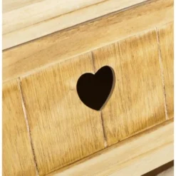 Wadiga Tables De Chevet Table De Chevet En Bois 1 Tiroir Et 2 Paniers H58cm -Tables De Chevet Soldes table de chevet en bois 1 tiroir et 2 paniers h58cm 3