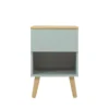Tenzo Tables De Chevet Table De Chevet En Bois 1 Tiroir Vert D'eau -Tables De Chevet Soldes table de chevet en bois 1 tiroir vert d eau