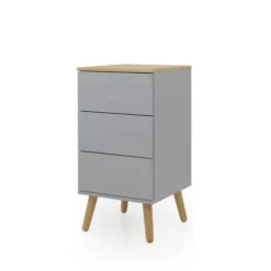 Tenzo Tables De Chevet Table De Chevet En Bois 3 Tiroirs Gris Clair 10 Tenzo Tables De Chevet Table De Chevet En Bois 3 Tiroirs Gris Clair -Tables De Chevet Soldes table de chevet en bois 3 tiroirs gris clair 3