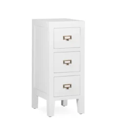 MOYCOR Tables De Chevet Table De Chevet En Bois Blanc L 30 Cm