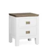 MOYCOR Tables De Chevet Table De Chevet En Bois Blanc L 45 Cm