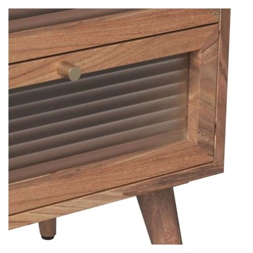 Rendez Vous Déco Tables De Chevet Table De Chevet En Bois D'acacia 2 Tiroirs 6 Rendez Vous Déco Tables De Chevet Table De Chevet En Bois D'acacia 2 Tiroirs – Image 4