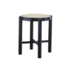 Bois Dessus Bois Dessous Tables De Chevet Table De Chevet En Bois D'acajou Et Cannage Noir -Tables De Chevet Soldes table de chevet en bois d acajou et cannage noir