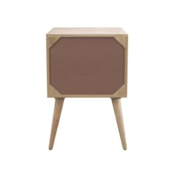 Rendez Vous Déco Tables De Chevet Table De Chevet En Bois De Manguier Gravé 2 Tiroirs -Tables De Chevet Soldes table de chevet en bois de manguier grave 2 tiroirs 4