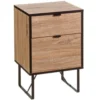 Wadiga Tables De Chevet Table De Chevet En Bois Et Métal Noir 2 Tiroirs 2 Wadiga Tables De Chevet Table De Chevet En Bois Et Métal Noir 2 Tiroirs -Tables De Chevet Soldes table de chevet en bois et metal noir 2 tiroirs