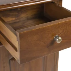 MOYCOR Tables De Chevet Table De Chevet En Bois Marron -Tables De Chevet Soldes table de chevet en bois marron 5