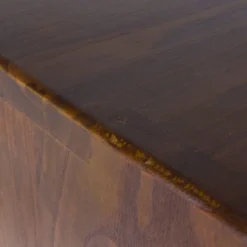 MOYCOR Tables De Chevet Table De Chevet En Bois Marron Et Tiroir Blanc L 45 Cm -Tables De Chevet Soldes table de chevet en bois marron et tiroir blanc l 45 cm 5