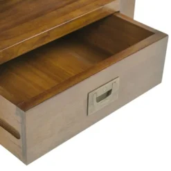 MOYCOR Tables De Chevet Table De Chevet En Bois Marron L 50 Cm -Tables De Chevet Soldes table de chevet en bois marron l 50 cm 10