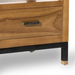 MOYCOR Tables De Chevet Table De Chevet En Bois Marron L 50 Cm -Tables De Chevet Soldes table de chevet en bois marron l 50 cm 5