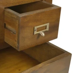 MOYCOR Tables De Chevet Table De Chevet En Bois Marron L 50 Cm -Tables De Chevet Soldes table de chevet en bois marron l 50 cm 9