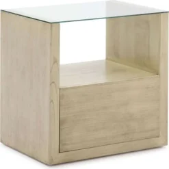 Thai Natura Tables De Chevet Table De Chevet En Bois Gris Clair Plateau En Verre 11 Thai Natura Tables De Chevet Table De Chevet En Bois Gris Clair Plateau En Verre -Tables De Chevet Soldes table de chevet en bois naturel clair plateau en verre 3