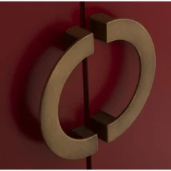 Wadiga Tables De Chevet Table De Chevet En Bois Rouge Style Oriental 44,5x32x55cm -Tables De Chevet Soldes table de chevet en bois rouge style oriental 44 5x32x55cm 3