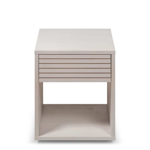 WOODEK Tables De Chevet Table De Chevet En Bouleau Massif Blanc 5 WOODEK Tables De Chevet Table De Chevet En Bouleau Massif Blanc – Image 3