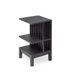WOODEK Tables De Chevet Table De Chevet En Bouleau Noir Huilé 9 WOODEK Tables De Chevet Table De Chevet En Bouleau Noir Huilé -Tables De Chevet Soldes table de chevet en bouleau noir huile 3